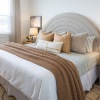 spacious and bright bedroom